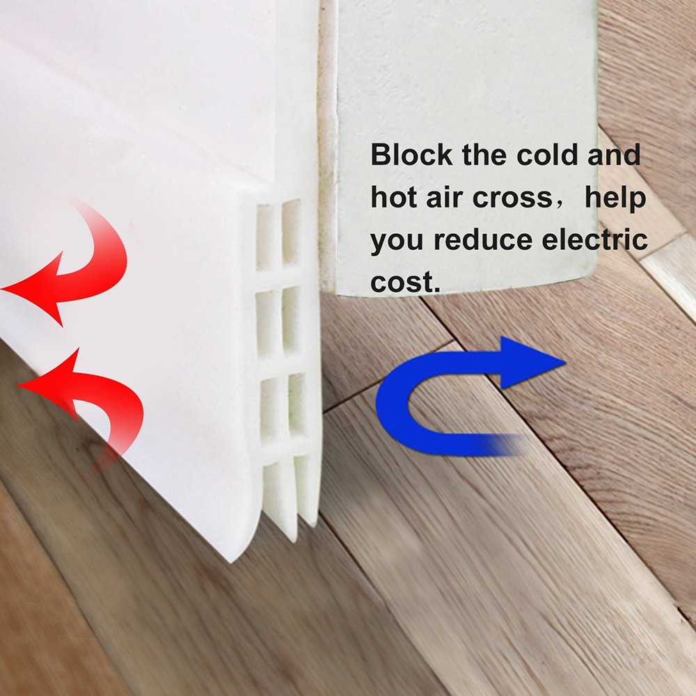 Weather Stripping Door Seal Strip Soundproof Q Foam, Door Bottom