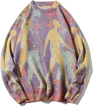 Amazon.com: Aelfric Eden Neon Color Block Knit Sweater