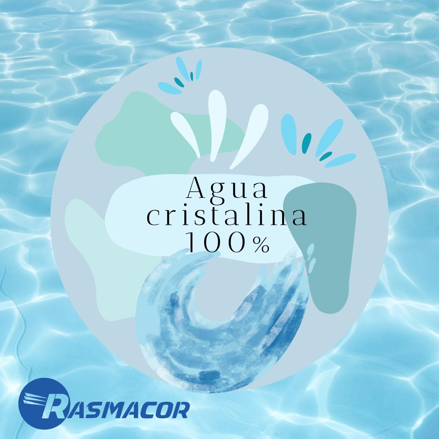 RASMACOR Pack 3 Unidades Floculante Gel monodosis | Gel para Piscina | Limpiador y clarificador de Agua para Piscinas | Transparencia Total del Agua | Distribuido
