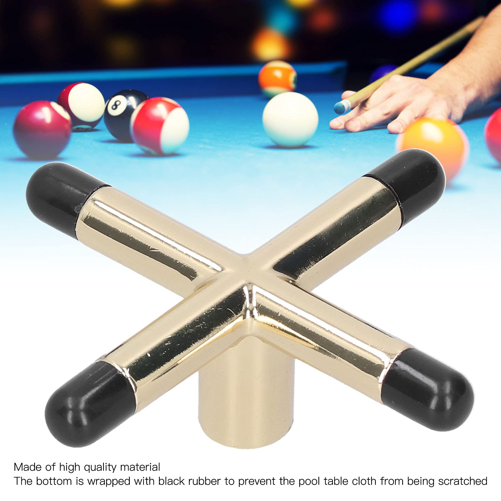 Poggiapiedi Per Stecca Da Biliardo - Testa A Ponte In Rame Antiscivolo Per Appassionati E Professionisti - Foto 14