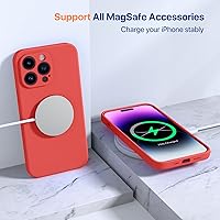 Vista 767 de Miracase Funda diseñada para iPhone 13 Pro Max con protector de pantalla, [forro de microfibra suave antiarañazos], funda protectora de silicona