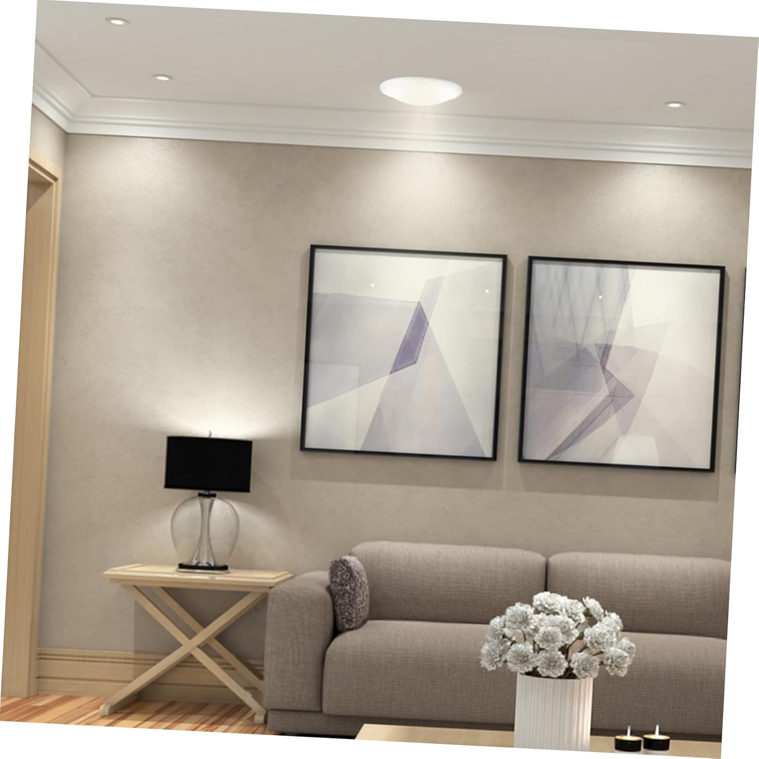 Ceiling Lampshade Cover Replacement for Ceiling Lights Round Design for Bedroom Decor