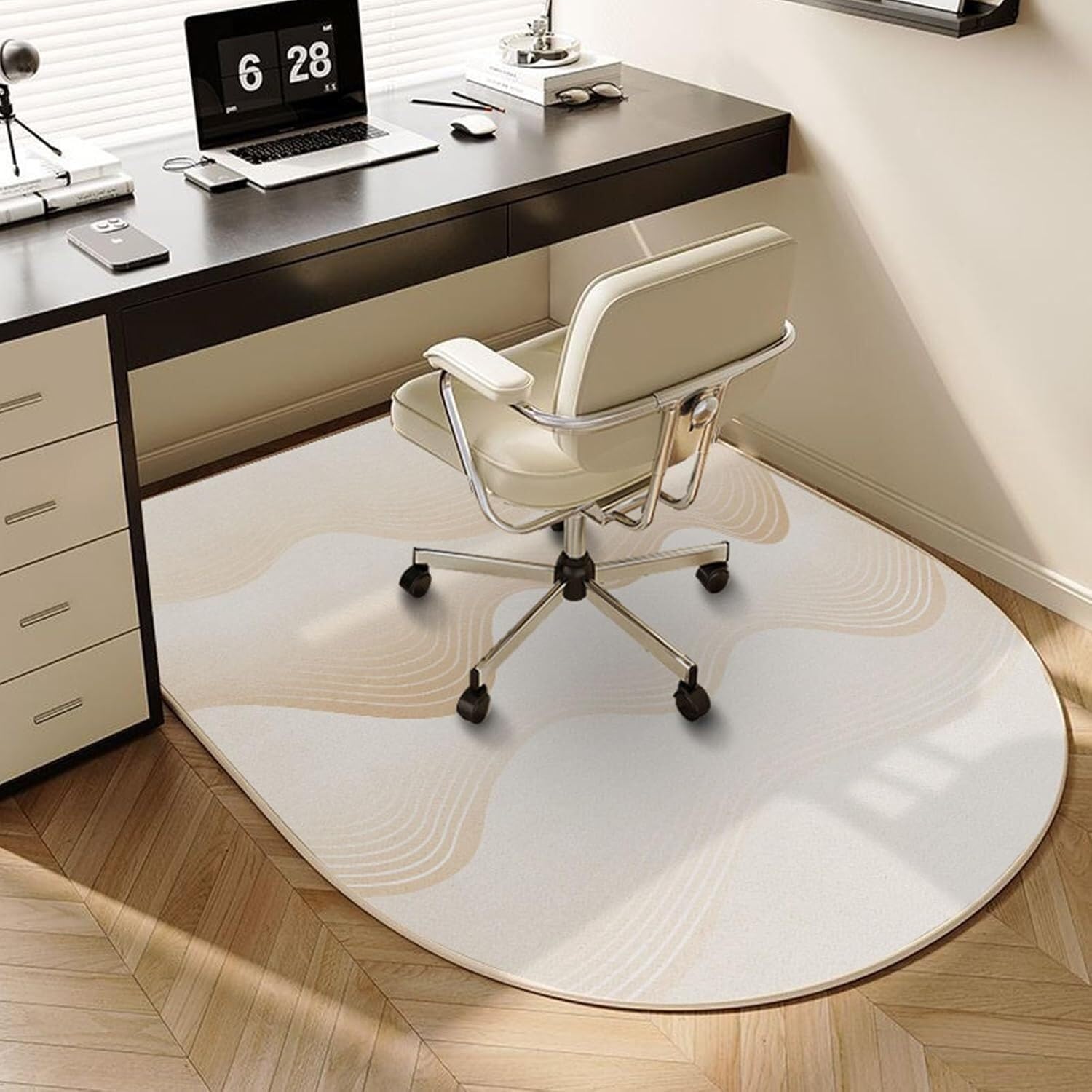 SSDDLZEQ Premium durable range Cream-coloured Computer Gaming Wheelchair Cushion – Multi-purpose Protective Pad(Hemp,80x120cm)