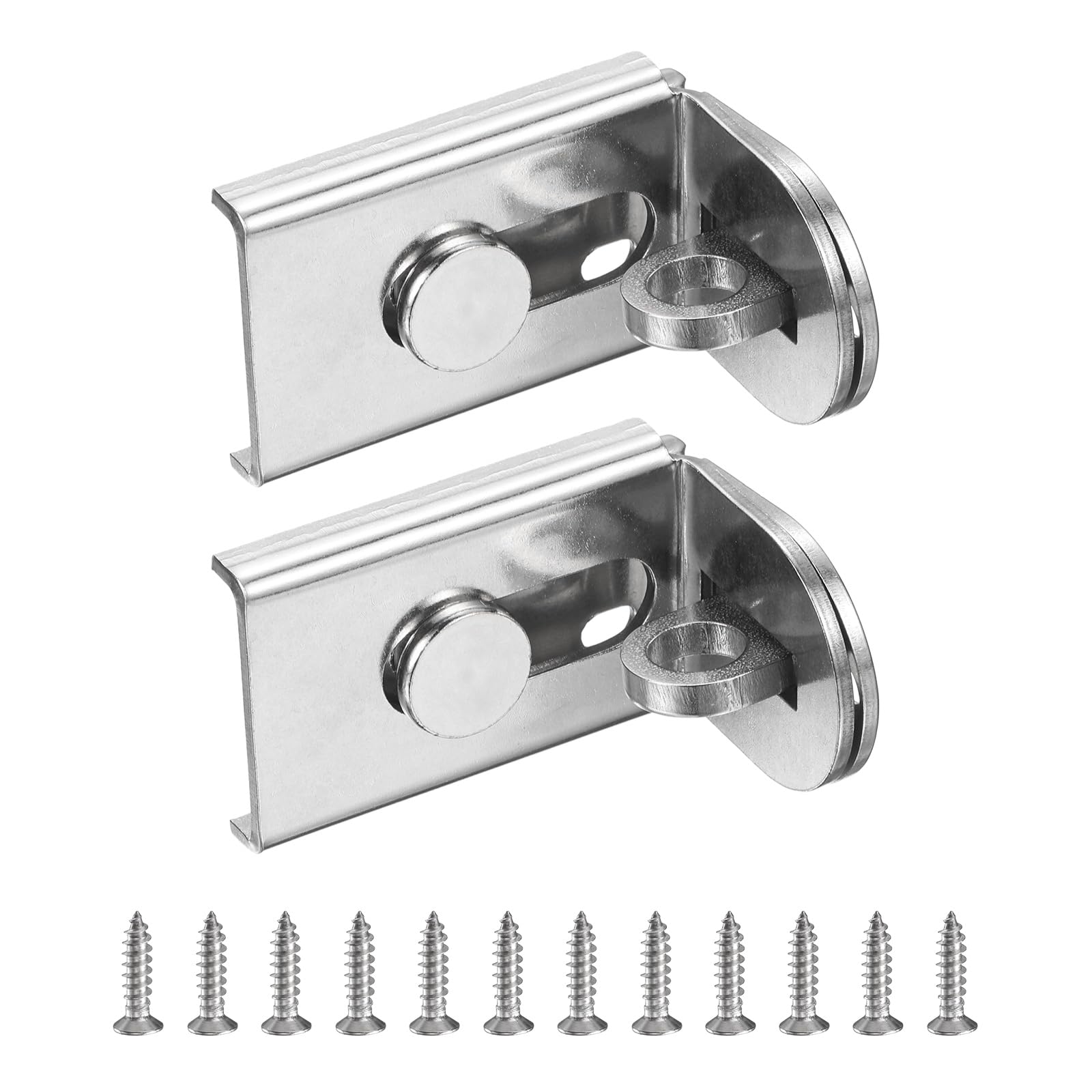 Loquet de sécurité à 90 degrés uxcell pour bloquer une porte coulissante de chambre