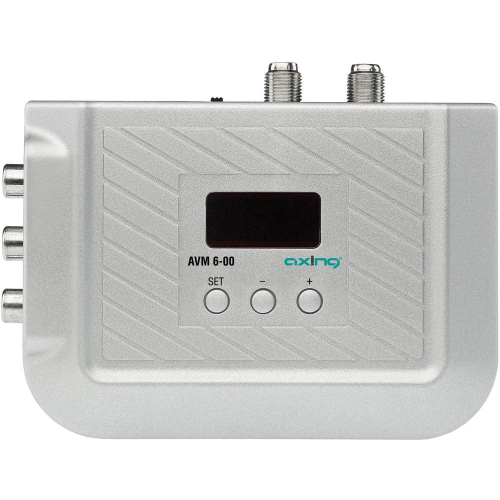 Axing AVM 6-00 AV-Modulatore audio-video stereo VHF/UHF display LED