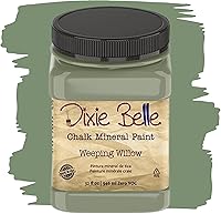 Vista 283 de Dixie Belle Paint Company - Pintura con acabado de tiza para muebles, color blanco lino (Drop Cloth), 8 fl oz, pintura mineral color blanco lino mate