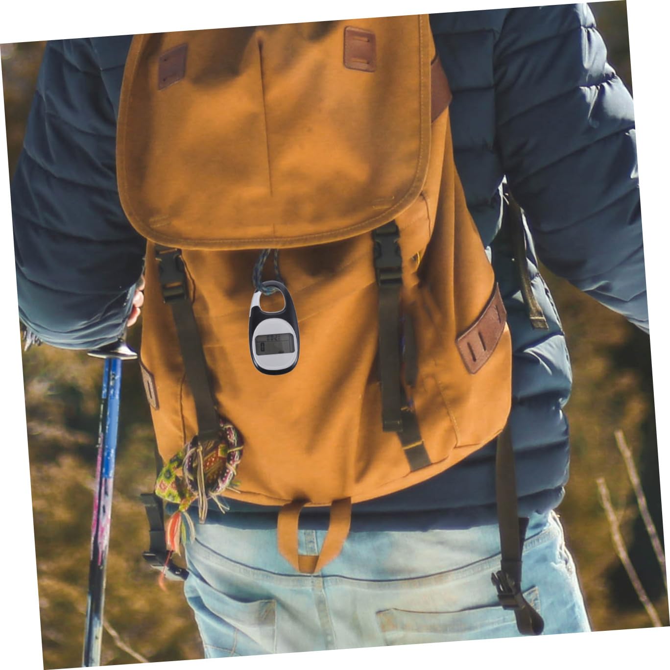 2pièces Compteur De Professionnel Podomètre Et Pratique pour Activités Extérieures Calories Distance Accessoire De Fitness pour Randonnée Et Voyage