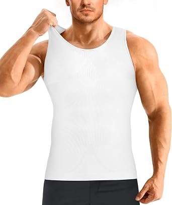 Eleady Sleeveless Compression Shirt Mens Shaper Tank Top Slim Fit Slimming Undershirt