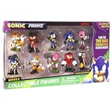 Sonic Prime&colon; Deluxe Box V2-12 Pack Collectible Figures - 2&period;5" Characters&comma; Includes 2 Rare Hidden Figures&comma; Netflix Series&comma; Licensed Figures&comma; Ages 3&plus;