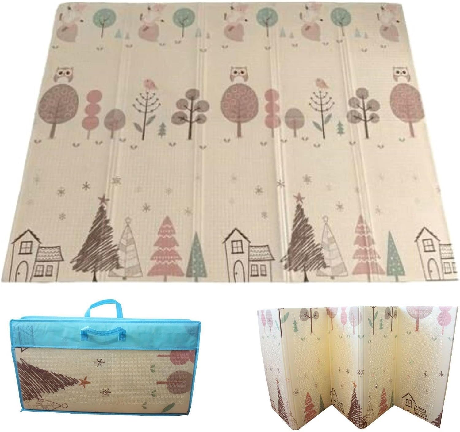 Tapete Infantil Floresta Tatame Emborrachado Dobrável Macio : Amazon ...