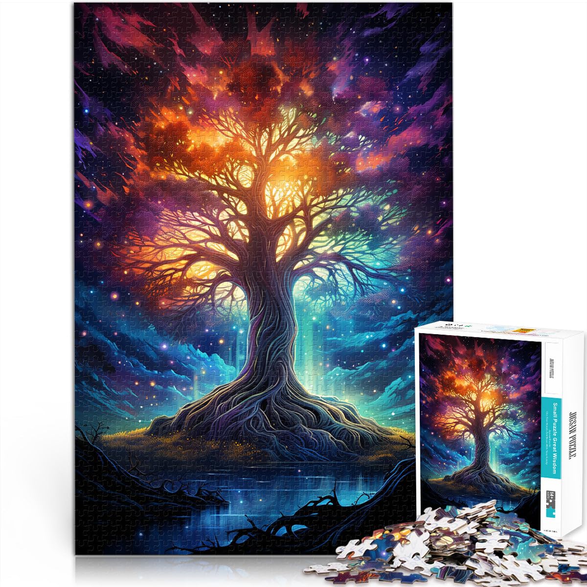 Puzzle para adultos, árbol del mundo, 2000 piezas, rompecabezas para adultos, 27,56 x 39,37 pulgadas, rompecabezas de mapa gris para adultos y niños a partir de 14 años para decoración del hogar