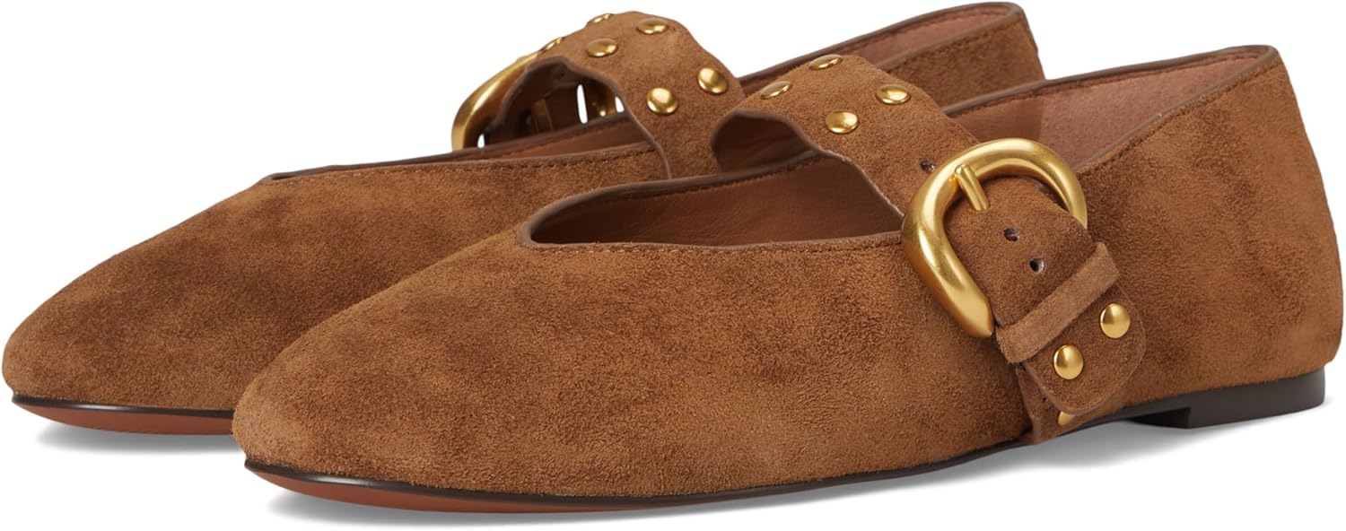 Madewell Womens Remy Mary Jane - Scallop Edge Suede - Image 13
