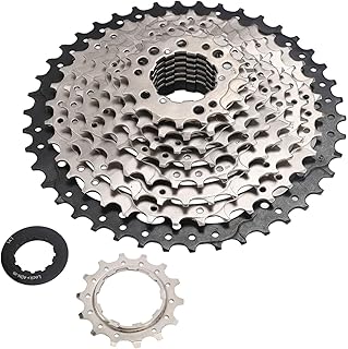 Roda Livre do Cassete 14-42T de 9 Velocidades, Roscas Internas Precisas Ocas Fácil de Instalar Roda Livre da Bicicleta Rotação Suave para Ciclismo Ao Ar Livre