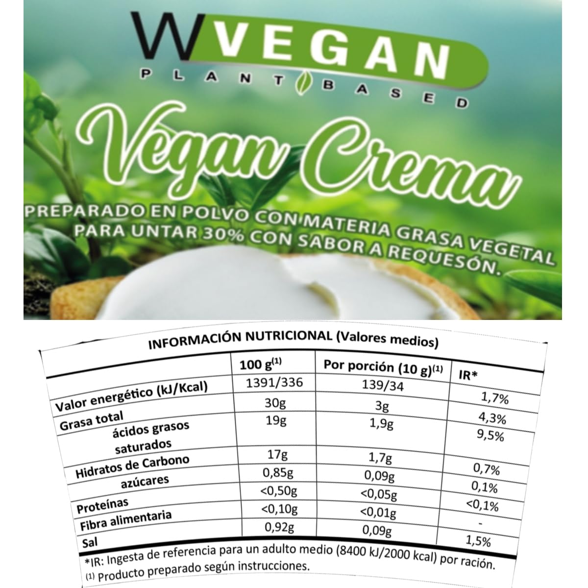 QUESO VEGETAL VEGAN CREMA 100G VEGANO
