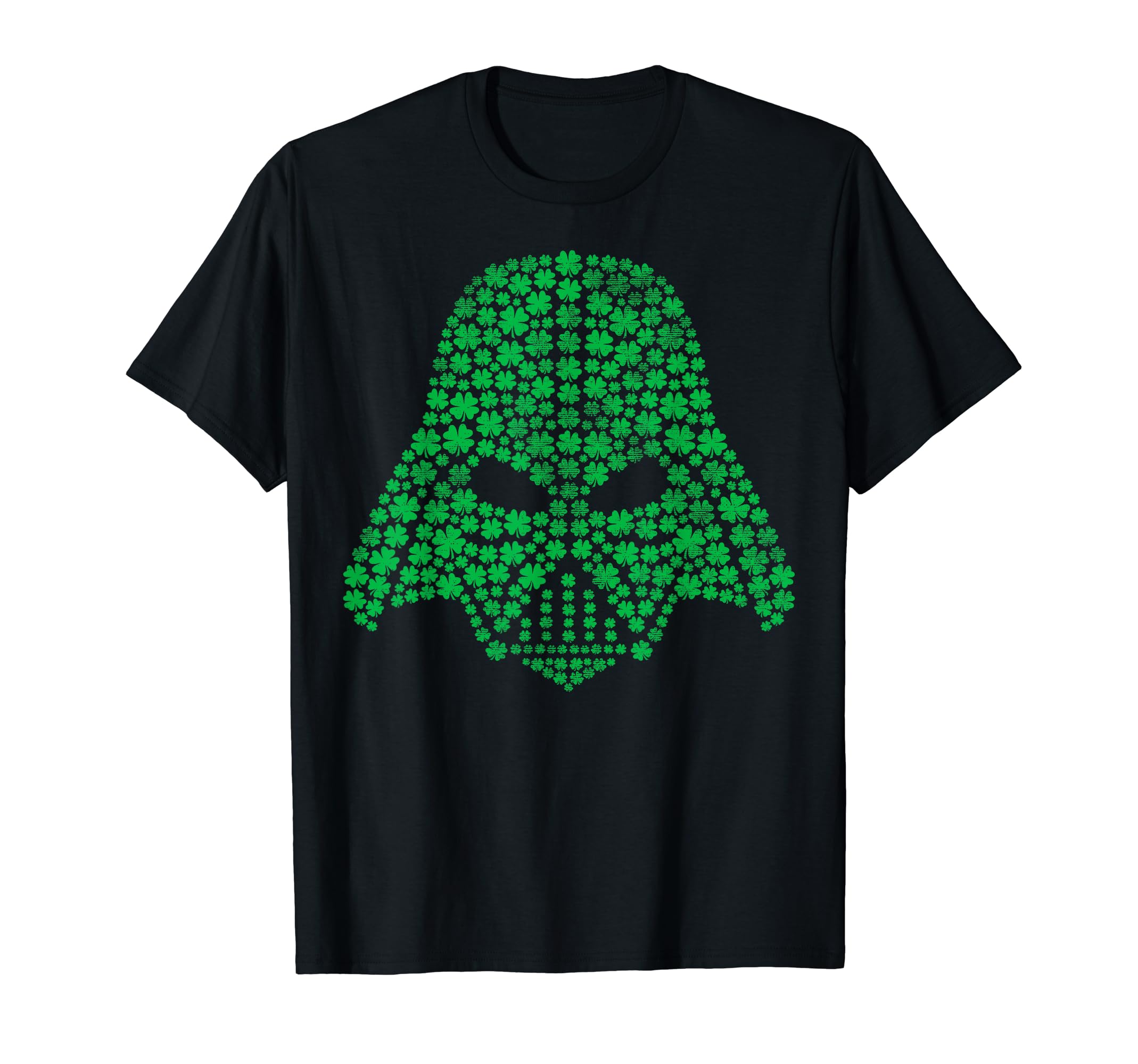 Star Wars Darth Vader Clover Saint Patrick's T-Shirt, Black