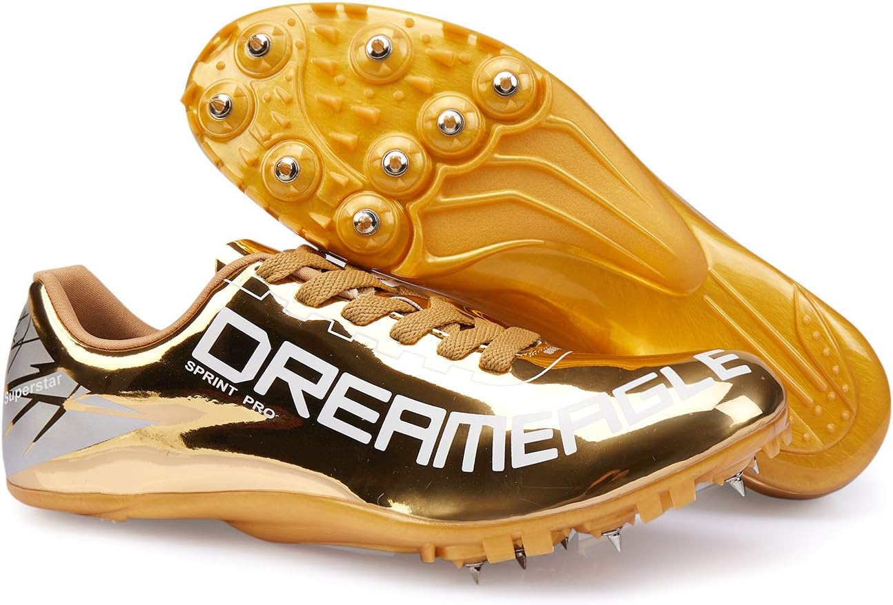 TauLene Women Men Sprint Track Shoes Athletics Track Spikes