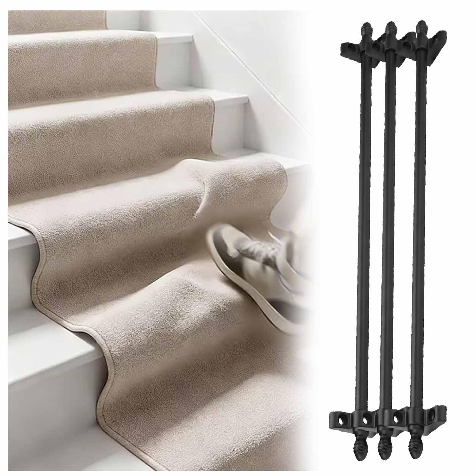 Alfombra de metal para escaleras para un hogar seguro y elegante