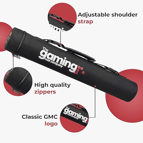 Miniatura 4 de GMC - Funda de tubo de transporte para alfombrilla de juego TCG, bolsa seca portátil para tapetes de juego de cartas, funda de transporte para