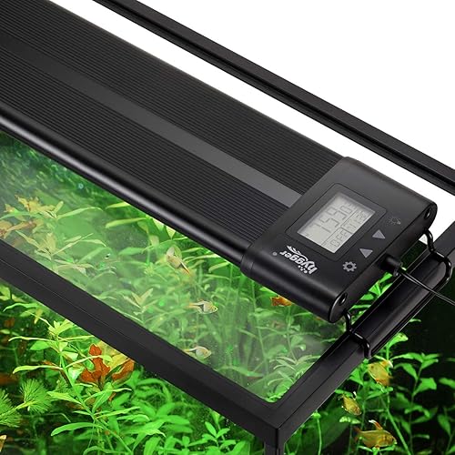 Miniatura 7 de Hygger  Luz LED extensible para acuario con encendido y apagado automático, de 12 - 55 pulgadas (30.48 - 139.7 cm), 7 colores, amanecer, atardecer,