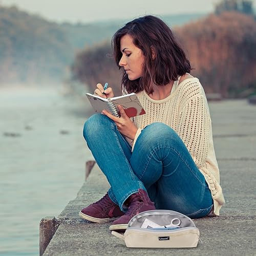 Miniatura 8 de Gloppie - Estuche de lápices práctico, estuche de lápices simple y estético, pequeño portaplumas, suministros de regreso a clases para niñas