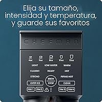 Vista 6 de Chefman Cafetera de una sola porción, funciona con K-Cup y café molido