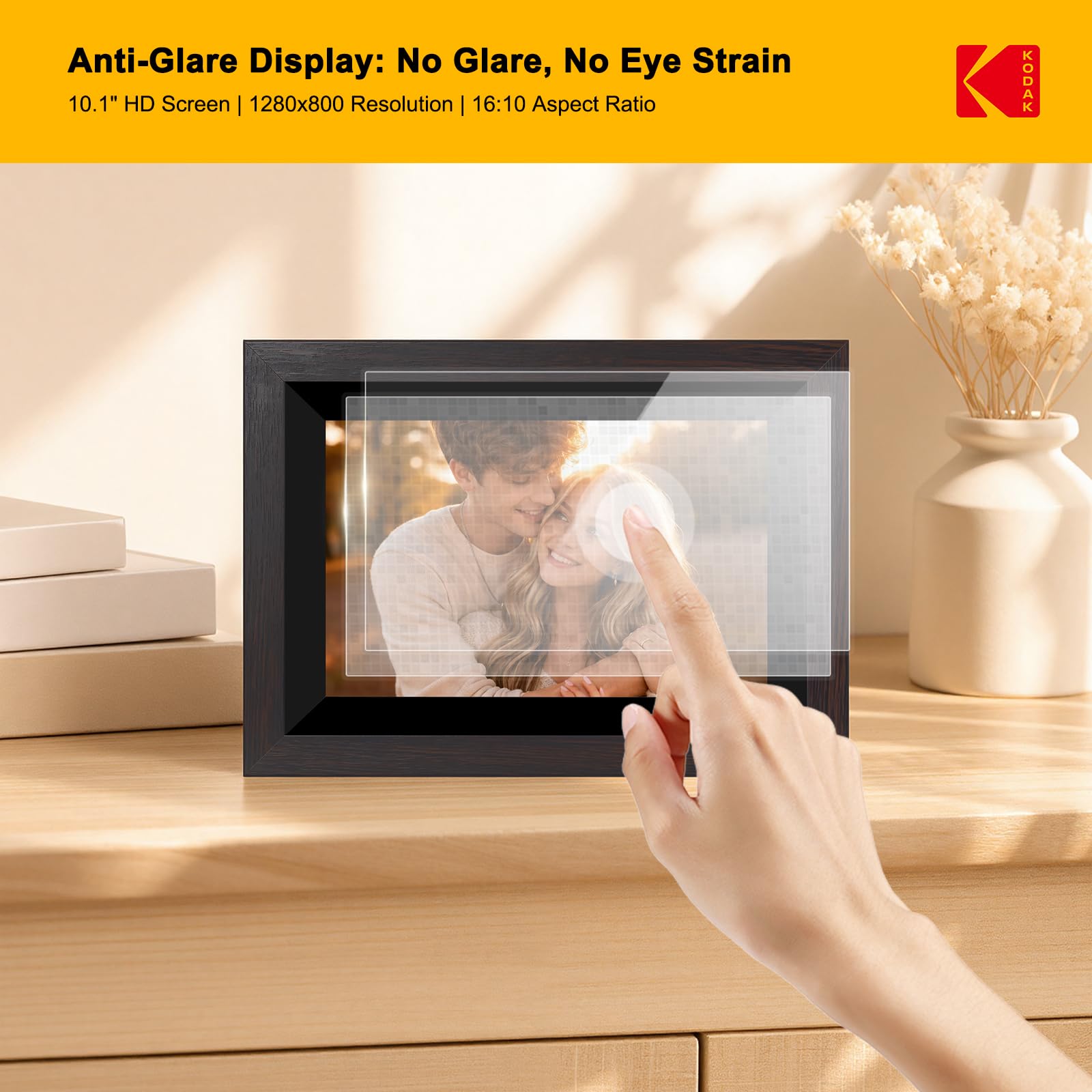 Amazon | KODAK (コダック) 10.1インチ WiFi デジタルフォトフレーム