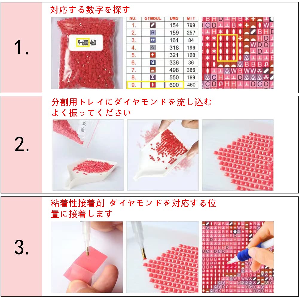 Amazon.co.jp: VUUV ダイヤモンドアートオーダーメイド5D 写真を