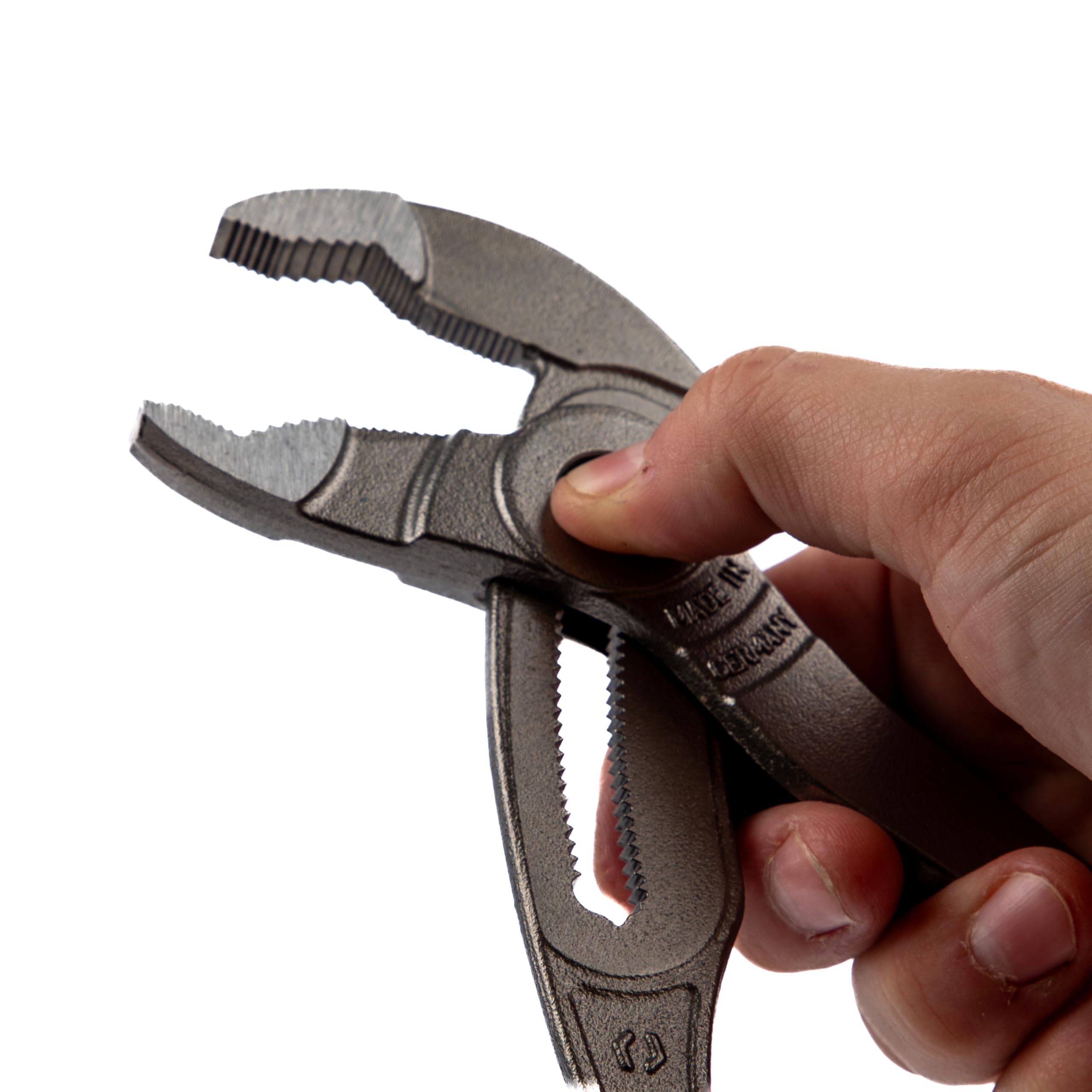 C.K Tools CK T3653A 300 - Alicates de bomba de agua con botón pulsador, mandíbula delgada de 300 mm, empuñaduras de fontanería ajustables para tuberías, grifos y accesorios, capacidad de 70 mm, junta