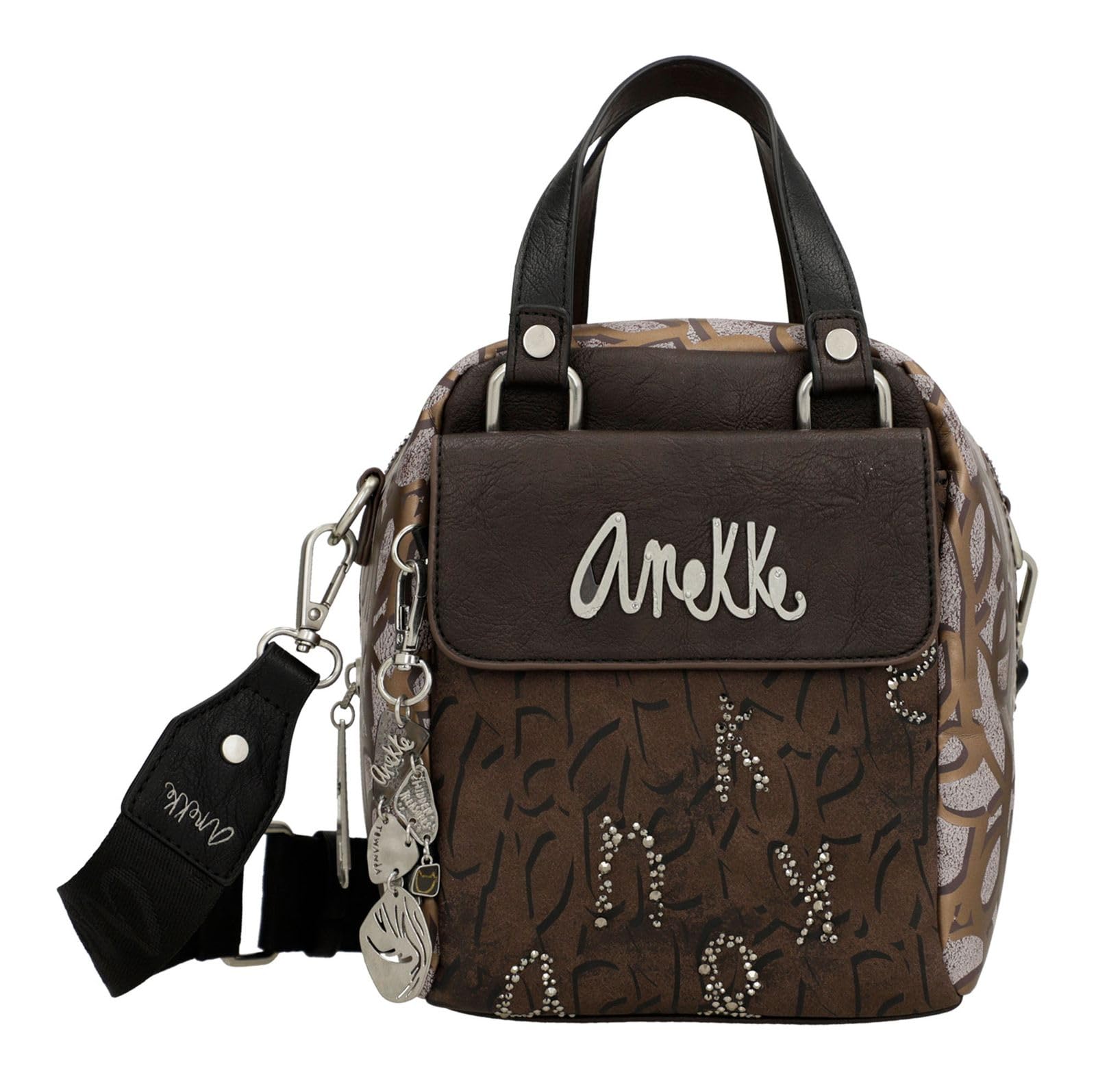Sac bandoulière Anekke Core Mantle marron sac à main femme deux anses tendance
