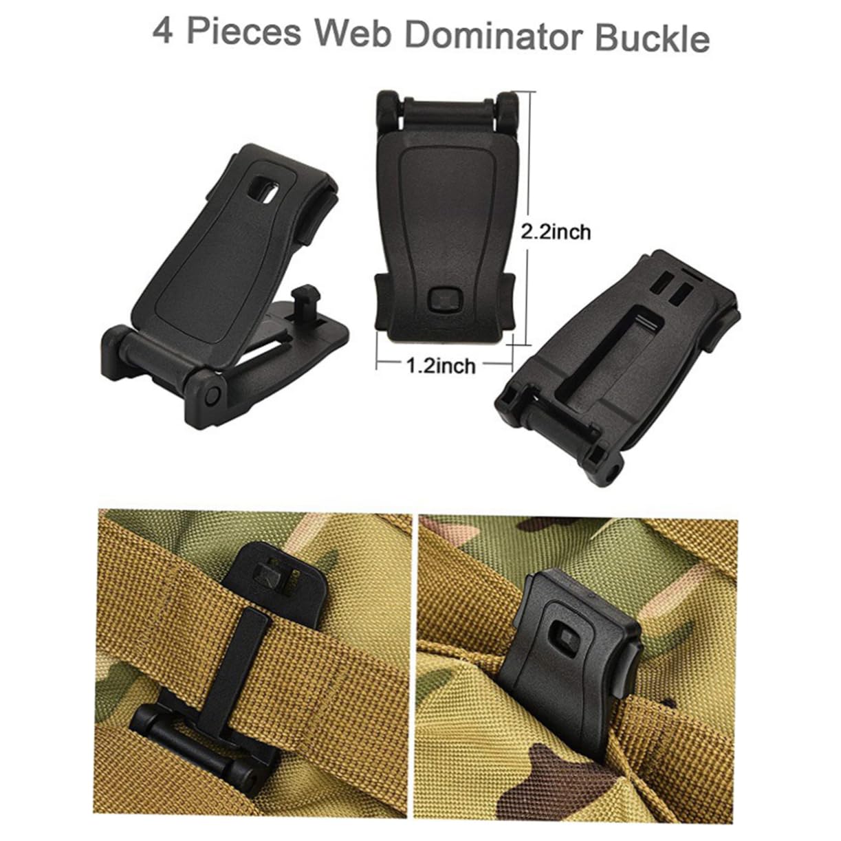 Milisten Outdoor Backpack 1 Set of 30 Pcs Package Bag Storage Pockets for Camping