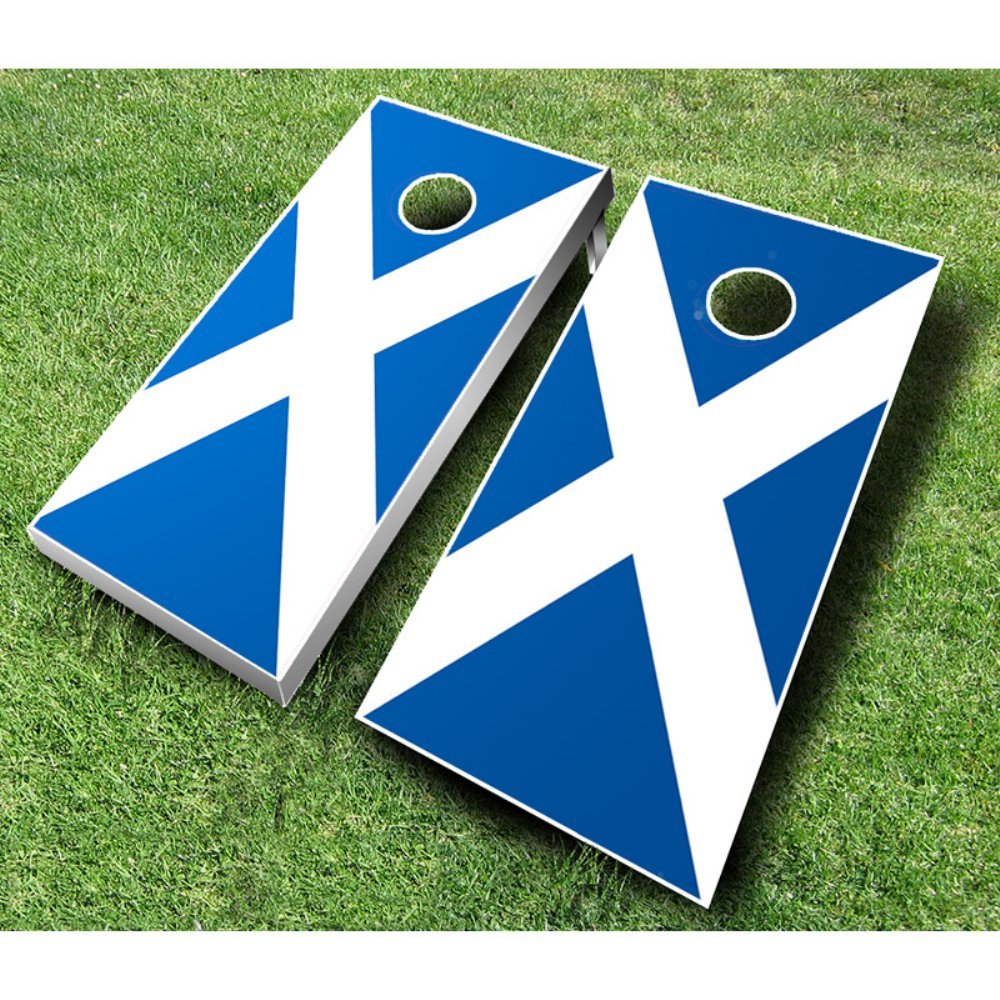 Scottish Flag Cornhole Set with Bags