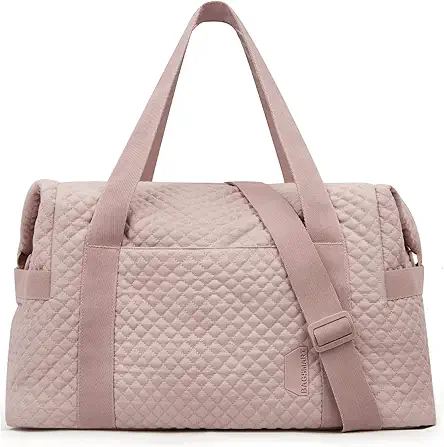 BAGSMART Large Gym Bag with Yoga Mat Buckle,...