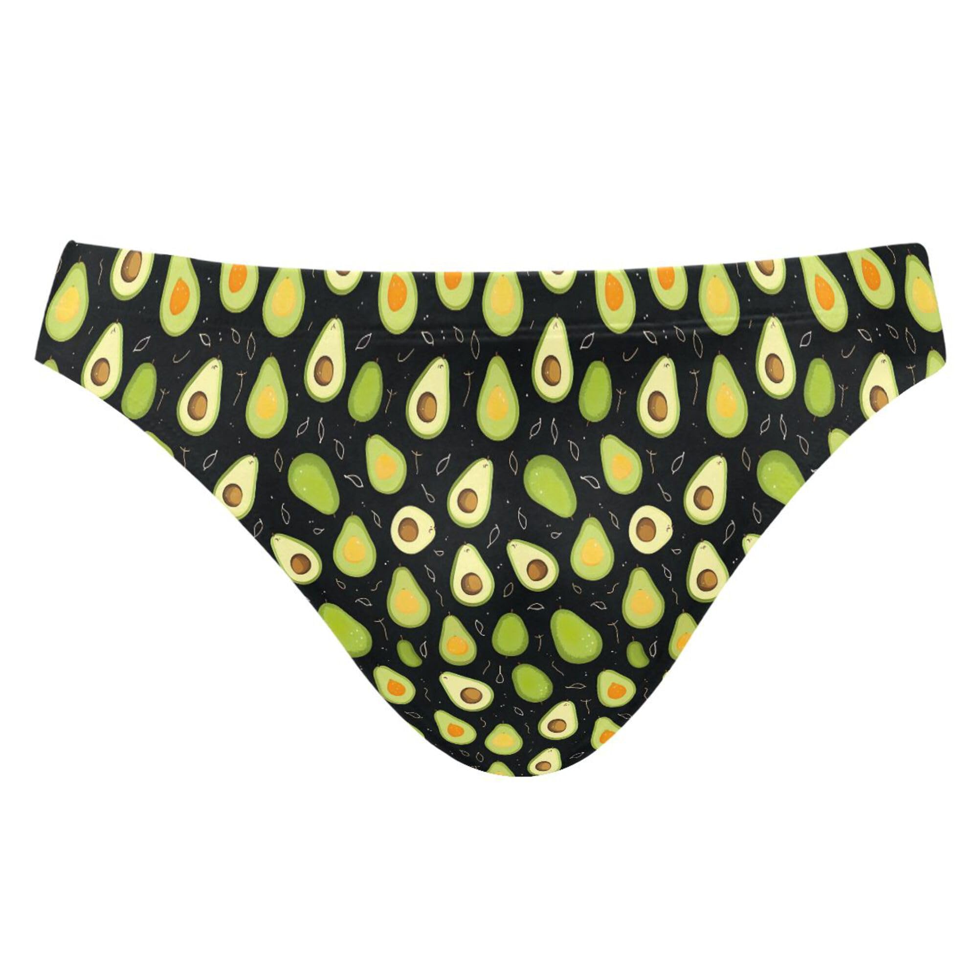 Men's Swim Briefs Avocado Fruit Swimsuit Beach Swimwear Bikini M B0403845