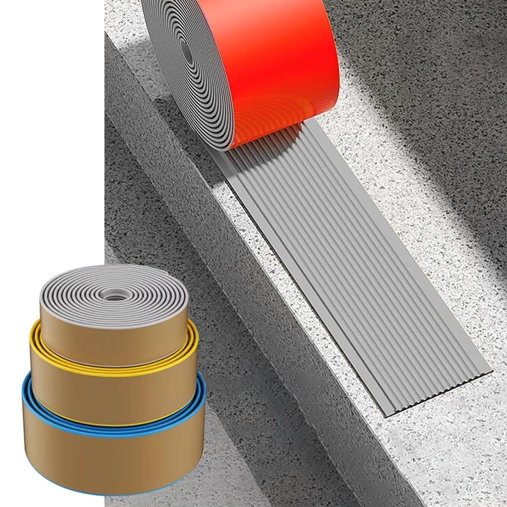 Treppenkantenschutz Aus Gummi, Selbstklebender Treppenkantenschutz, Antirutschstreifen Für Treppen, Schneidbar Und Wasserdicht/Grey/W:5Cm*L:5M