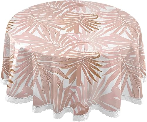 Miniatura 21 de Decoración de mesa para fiesta Gunge negro notas musicales, mantel redondo de poliéster musical retro, mantel redondo de encaje blanco de 60 Notas