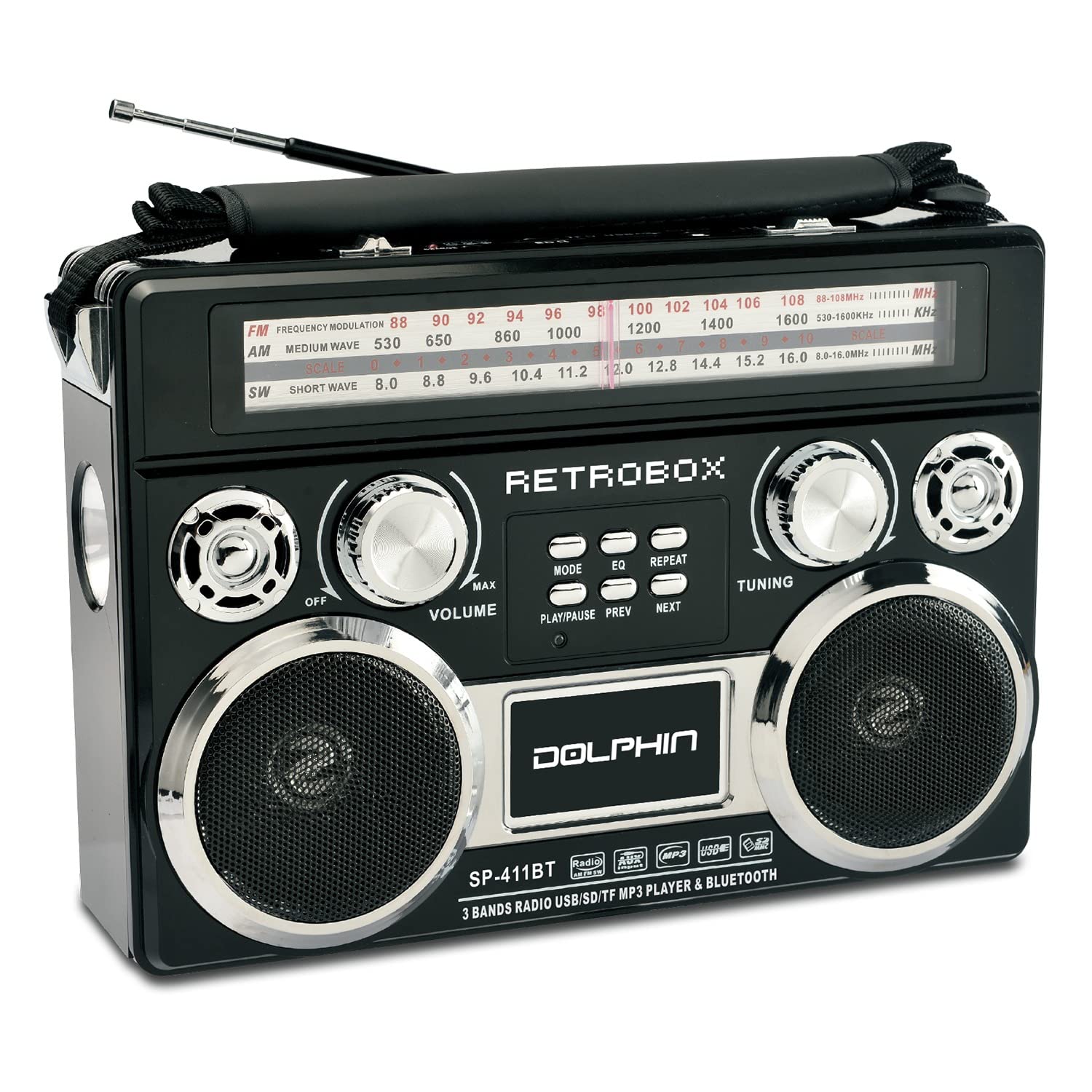 Amazon.com: Dolphin Audio Retrobox AM/FM Shortwave World Radio