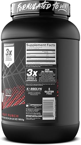 Miniatura 152 de EFX Sports Karbolyn Fuel | Polvo de carbohidratos de rápida absorción | Carga de carbohidratos, energía sostenida, recuperación rápida, sin