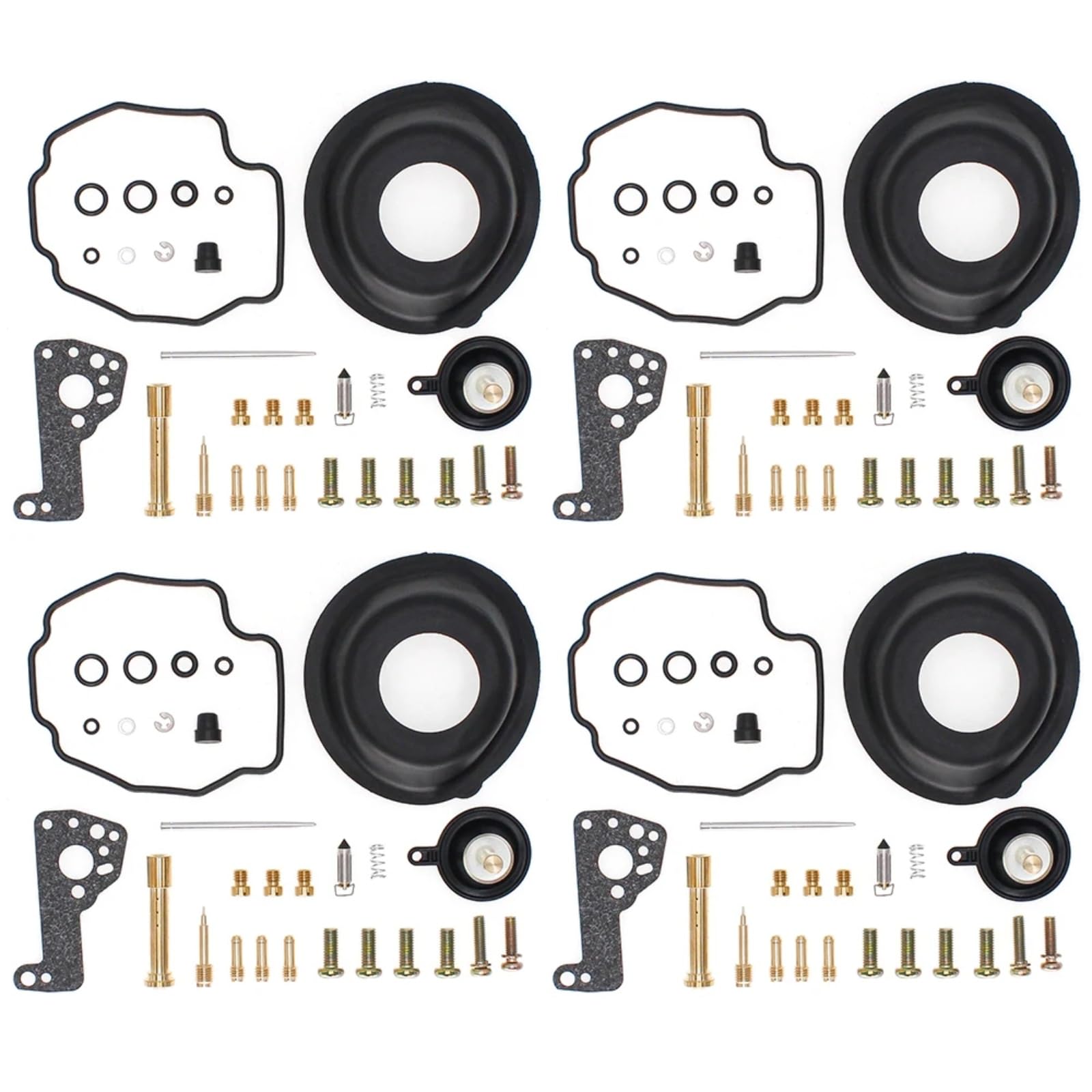Kits Reparación Carburador Kit De Reconstrucción De Reparación De Carburador De Motocicleta Con Diafragma Compatible Con Yamaha Para VMX1200 XVZ1300 Kit De Reparación De Carburador