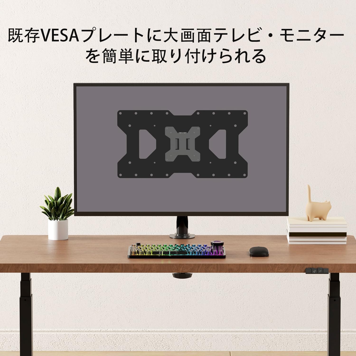 Amazon | suptek VESA変換プレート 100x200/200x200/300x200/400x200