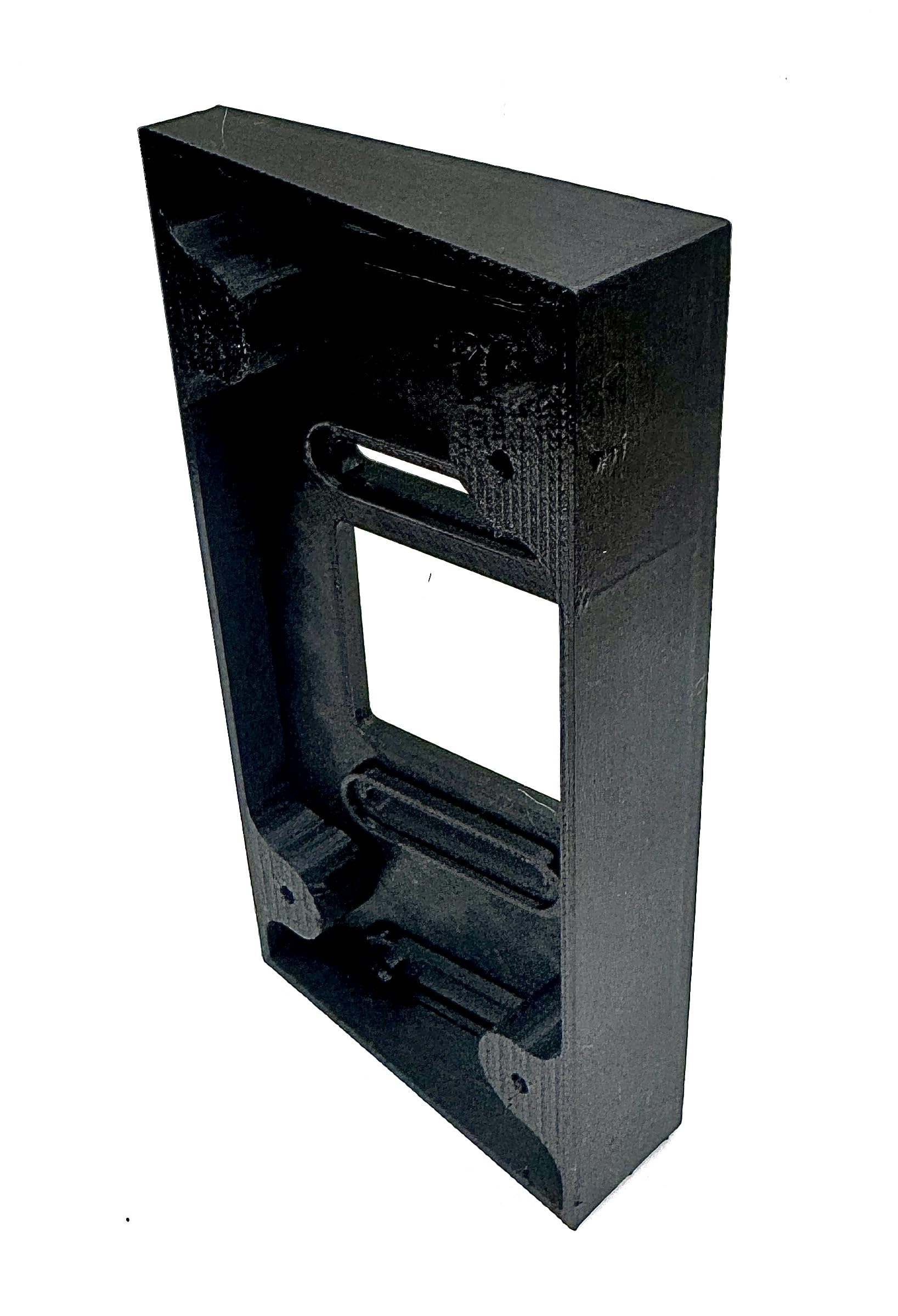 Black 10 Degree Right or Left Angle Wedge Wall Fitting Mount For Ring Video Doorbell Gen 2 3 3+ 4