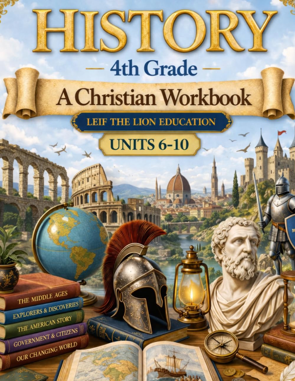 4th Grade History - Semester 2: A Christian Homeschool Workbook (Units 6 - 10) (History Semester Workbooks)