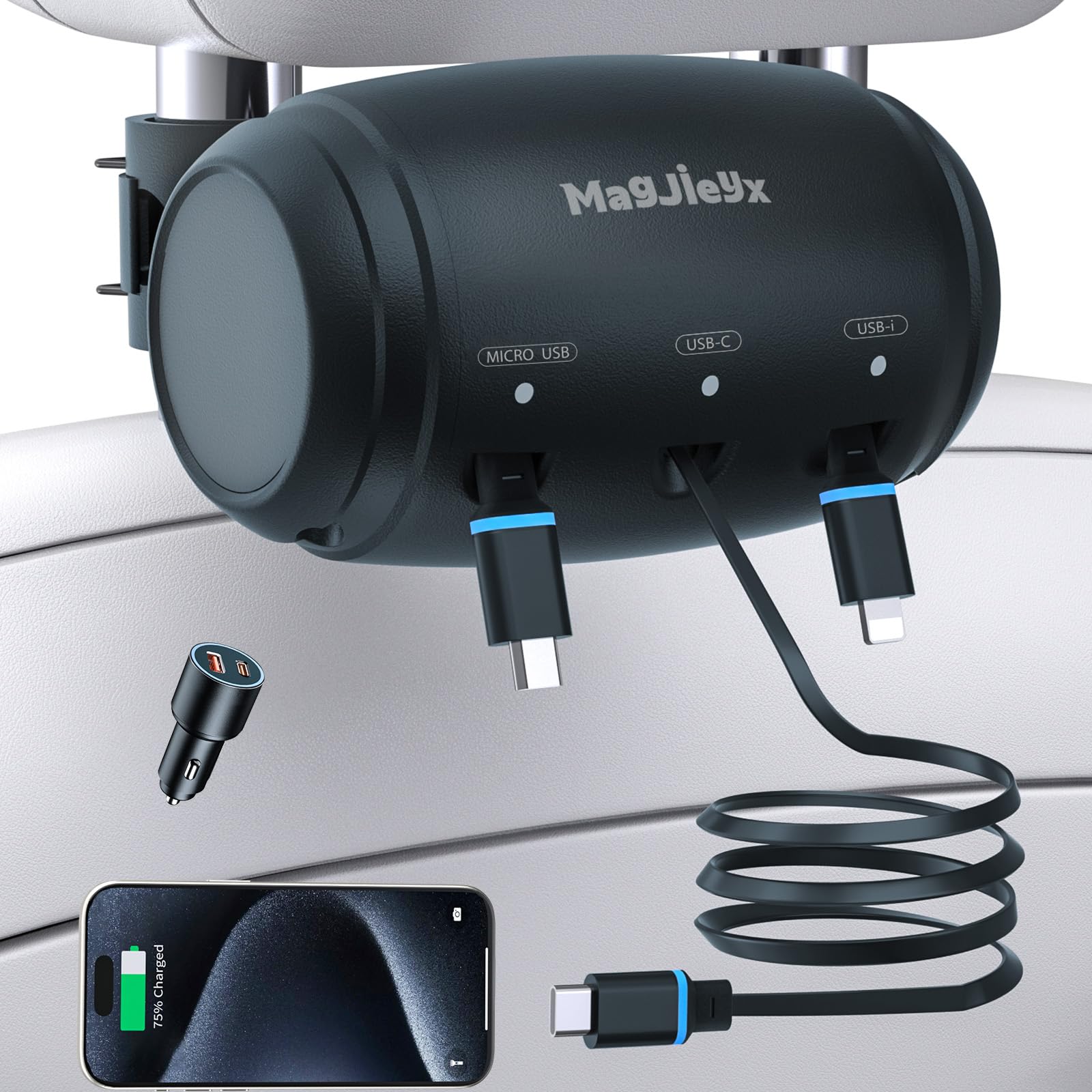 新品　ZōGanKin USB充電式マッサージャー Amazon.com: MAGJIEYX Multi Retractable Car Charger Station