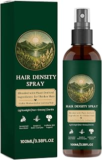 Rice Water Volumizing Hair Mist – Lightweight Hydrating Spray for Fine Thin Hair, Adds Natural Fullness & Shine, No Residue, Paraben-Free, 3.38 fl oz