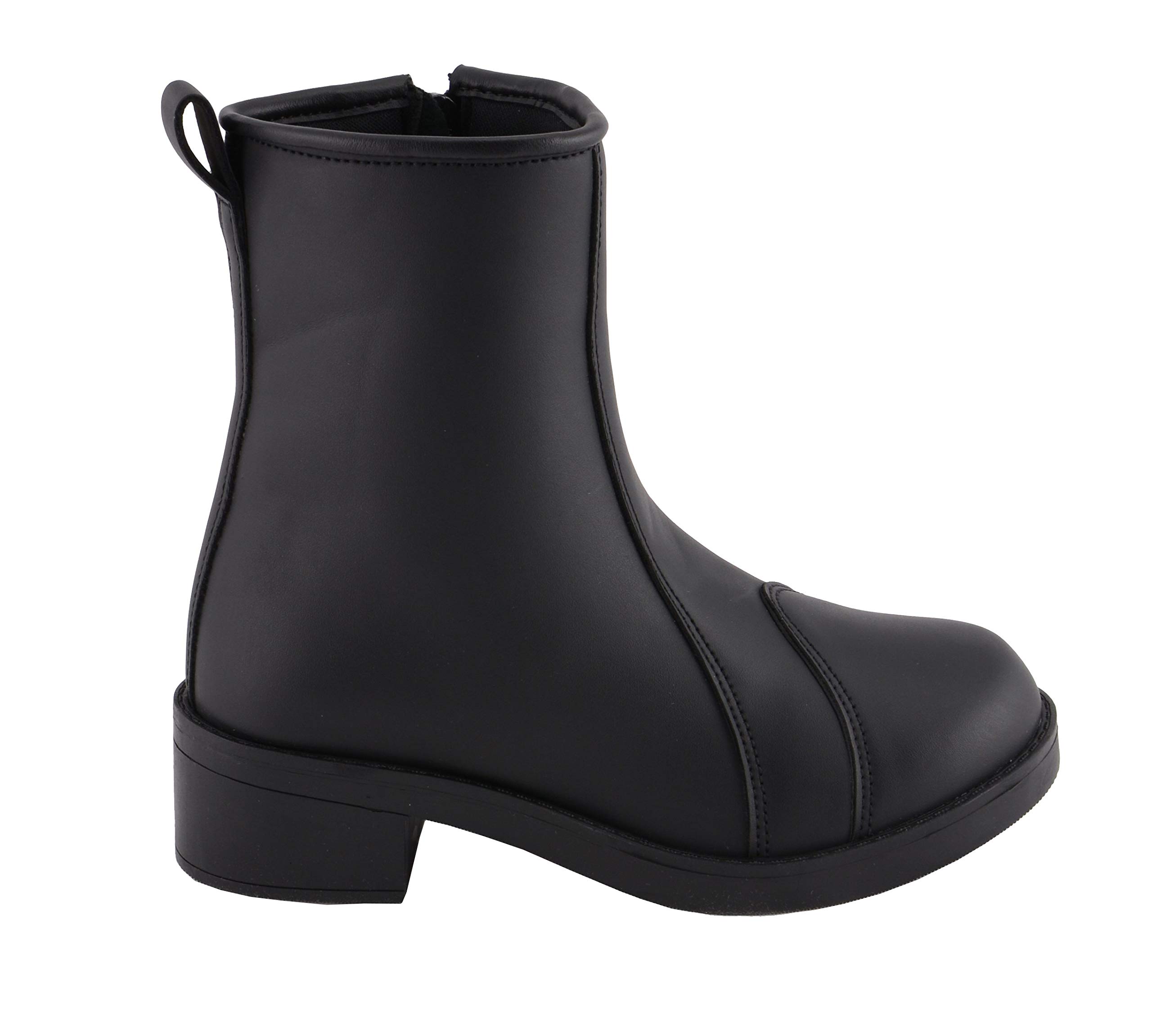 Milwaukee Leather Women's Premium Leather Classic Casual Fashion Biker Motorcycle Boots Collection - 10