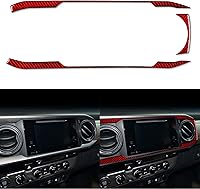 Vista 36 de NVCNX Real Premium Fibra de carbono compatible con Toyota Tacoma 2016-2017 Accesorios Car Dash Bed Interruptor de luz Panel Panel Cubierta