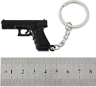 Mini Gun Shape Keychain, Cool Style for Men