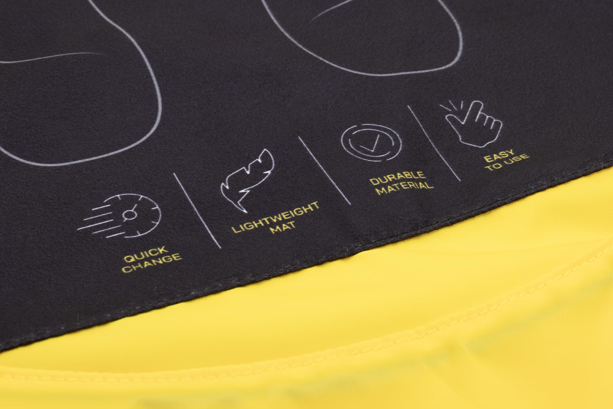 CRESSI Quickchanging Mat - Cómoda Alfombrilla Higiénica con Goma Antideslizante, para Cambiarse de Ropa, Actividades Acuáticas, Piscina, Gimnasio y Playa