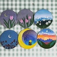 Vista 5 de 10 piezas de rodajas de madera de Paulownia natural de 8-9 pulgadas, rodajas de madera para centros de mesa y decoraciones de mesa, rondas sin