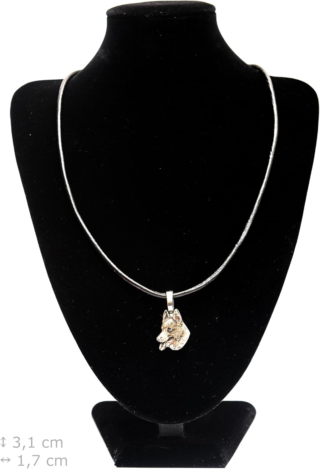 Art-Dog Collection Dog Pendant – Dog Breeds Jewelry - Handmade Dog Necklace with ZnAl Base and Silver Coating – Silver Dog Necklaces for Men and Women – German Shepherd