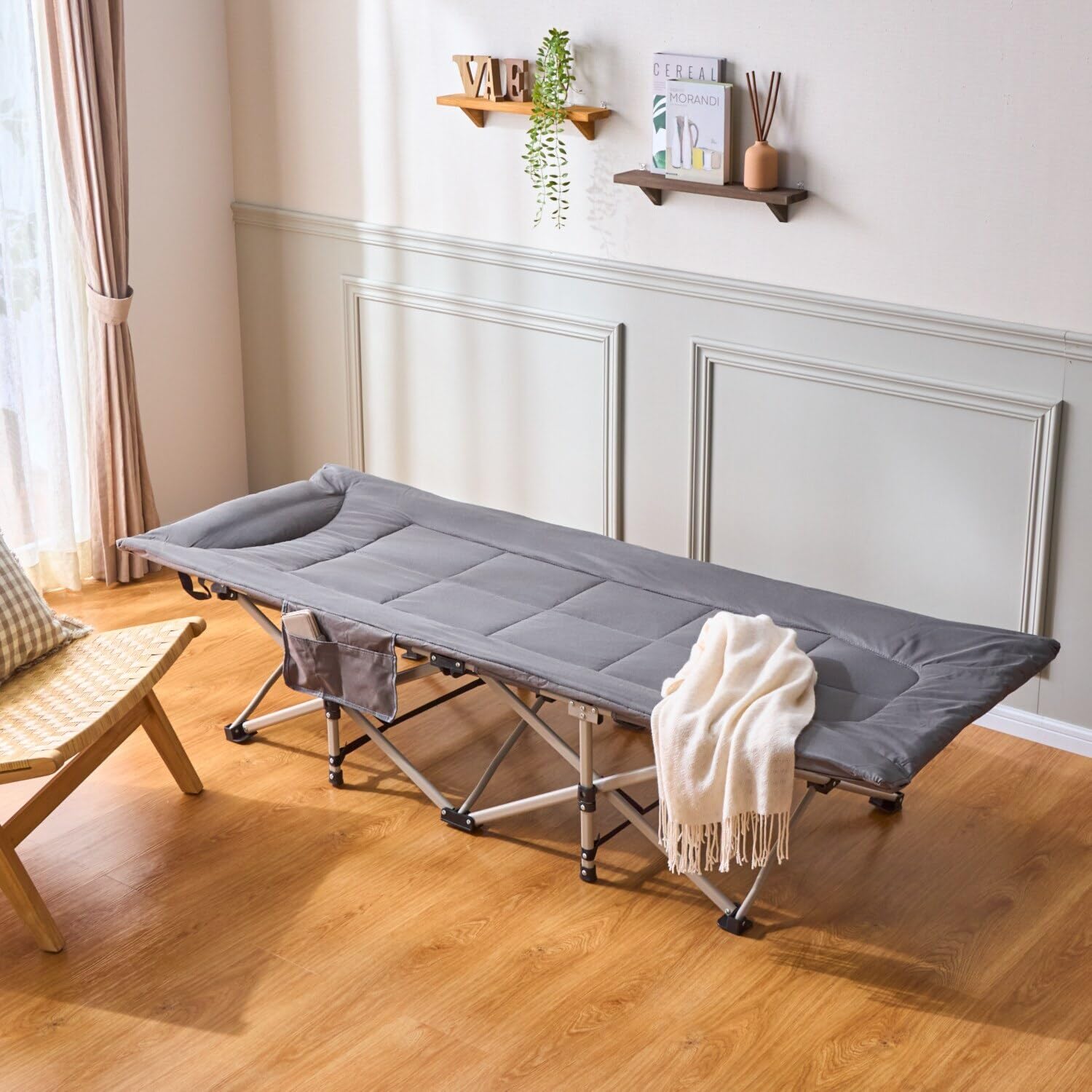 新品未使用　リラブルーム 簡単設置 ベッド コット アウトドア キャンプ 撥水 Amazon.co.jp: モリリン インテリア moririn 簡単設置＆寝心地